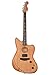 Fender American Acoustasonic Jazzmaster All-Mahogany Acoustic Electric Guitar, Natural, Ebony Fingerboard, with Gig Bag