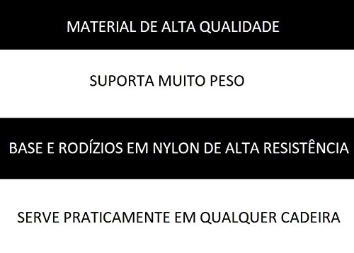 Base Estrela Gamer Presidente para Cadeira com Rodízios em Nylon 325 mm