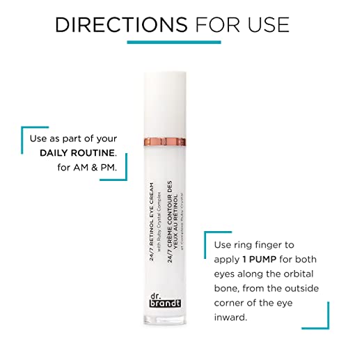 Dr. Brandt Skincare 24/7 Retinol Eye Cream, 0.5 Oz. #TOP2