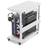 GreenForest Heavy Duty PC Stand, Gaming Computer Tower Cart with Wheels