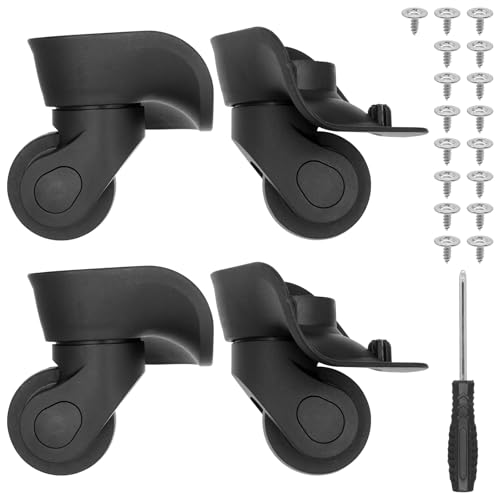 SAMGUYUE 4PCS Luggage Wheels Replacement