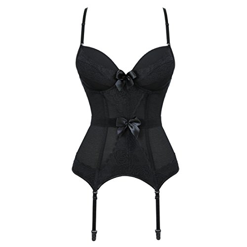 トップス MEDI LINGERIE LIKE PEPLUM BUSTIER BLACK トップス MEDI LINGERIE LIKE PEPLUM BUSTIER BLACK Amazon.com