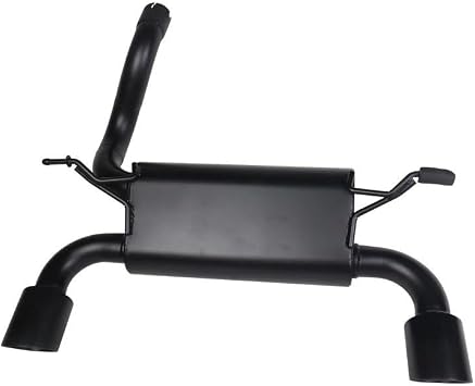 For Jeep For Wrangler 2018-2022 JL 4 * 4 Exhaust Pipe Muffler System Matte Black Auto Parts Accessories Car Exhaust Tip