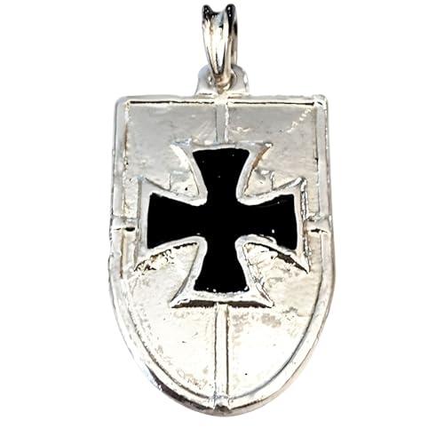 Plaque allemande pendentif en argent fin 925 pour un style intemporel