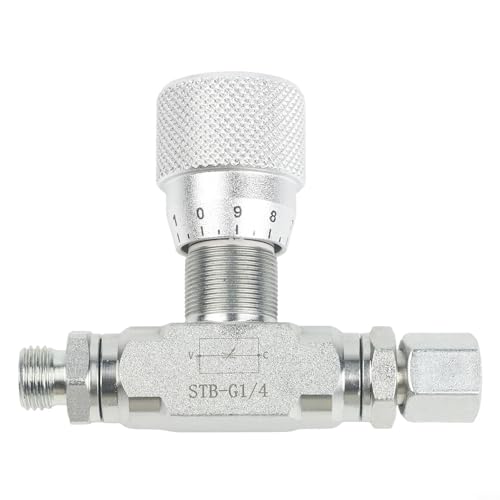Vanne de régulation de débit hydraulique STB-G1/4 en acier 5800 PSI