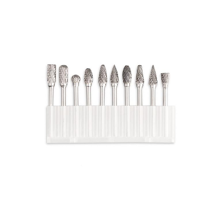 Hard Alloy Rotary File Tungsten Steel Grinding Head Metal milling Cutter Grinding Root Carving Wood Carving Grinding Needle 3mm Handle Set (3mm*3mm)