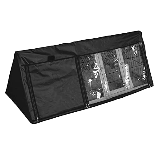 Housse de clapier en tissu Oxford étanche et anti-UV pour cage extérieure