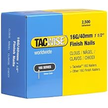 مسامير مجلفنة من النوع Tacwise 0319 مقاس 16G / 40 مم، عبوة من 2500 مسمار