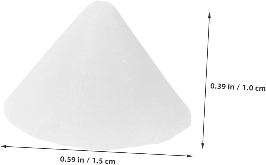TIDTALEO 10pcs White Ceramic Cone Kiln Nails Pottery Firing Support Nails Heat Resistant Refractory Tools for Kiln Shelving and Glazing Accessories