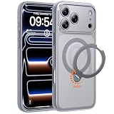 TOCOL for iPhone 17 Pro Case with 360° Magnetic Stand, Gray