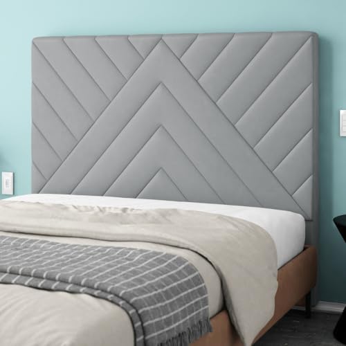 Simbal - Cabeceira Estofada Solteiro 90cm Veludo Sky Plus Simbal