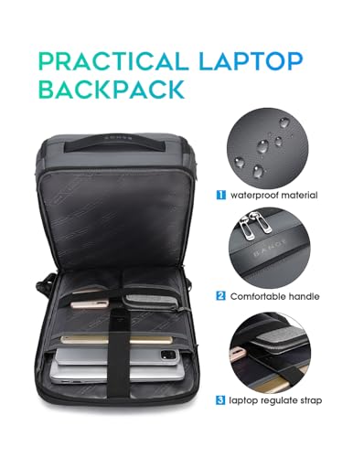 Image of FUTURE AESTHETIC Business Smart Backpack Waterproof fit 15.6 Inch Laptop Backpack with USB Charging Port,Travel Backpack