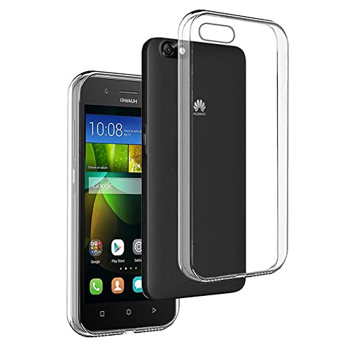 REY Funda Carcasa Gel Transparente para Huawei G Play Mini - Honor 4C Fina 0,33mm, Silicona TPU de Alta Resistencia y Flexibilidad