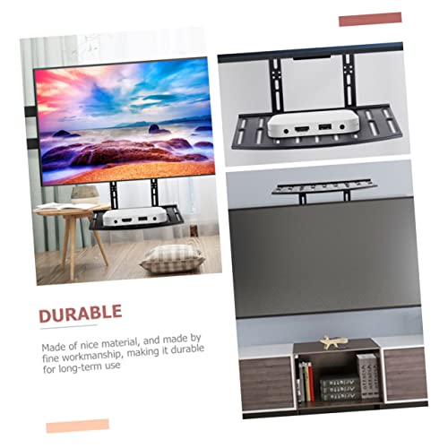 Étagère murale pour boîtier de câbles internet et petite étagère décodeur TV - 4