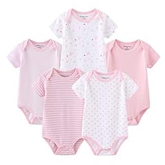 5-pack Cute Pink Bodysuits