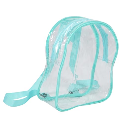 Yardwe Clear Doll Storage Backpack PVC Organizer for Cotton Dolls Plush Toys Compact Portable Carrying Case for Outdoor Travel Display