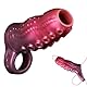 TDLPlus Tentakel Penishülle - Realistischer Monster Dildo Penismanschetten Flüssiges Silikon Penis Extender Cock Sleeve zur Penisvergrößerung Verlängerung Sex Spielzeug für die Männer Paare (S)