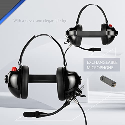 Arrowmax Ahdh0032-Bk-Ax Noise Cancelling Headset For Motorola Mototrbo Xpr3000 Xpr3300 Xpr3500 #TOP3