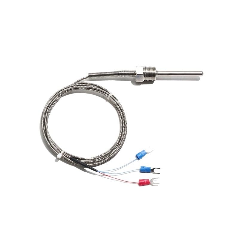 Sensor de Alta Temperatura Tipo K PT100, 800 °C, Rosca NPT1/2 304, sonda de Acero Inoxidable, Controlador de Temperatura de Tubo termopar(Length 5M,L 150MM_Type PT100)