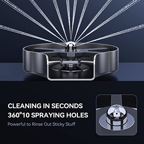 Sinkpro Glass Rinser For Kitchen Sink Faucets, Bottle Cup Cleaning For Kitchen Sink Accessories, Kitchen Gadgets, Stainless Steel Quickly Cup Washer Suitable For Cleaning Baby Bottle, Gun Grey #TOP1