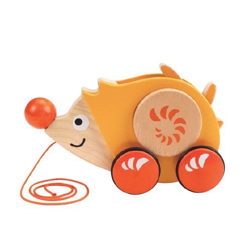 Hape Walk Along Hedgehog jouet à tirer bois éveil motricité bébé