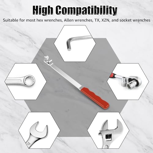Fizocosisto Wrench Extender Tool Bar,Extra-Long 15 Inch Torque Adapter Wrench Extension, Universal Wrench Extender Versatile,Extension Wrench Torque Multiplier for Mechanics,DIYers,Garage Repair