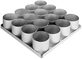 Alan Silverwood 16 Piece 3 inch Round Cake Pan Set 12334