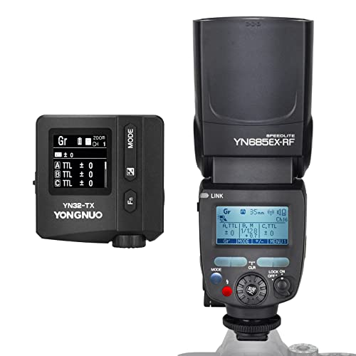 Yongnuo Yn685Ex-Rf Gn60 Wireless Ttl Hss Flash Speedlite + Yn32-Tx Wireless Ttl Flash Transmitter Trigger For Sony Mi Hot Shoe Cameras #TOP8