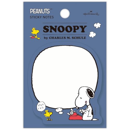 Image of Hallmark 849108 Snoopy Sticky Notes, Die Cut, Type