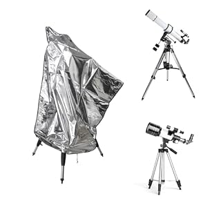 LNGJIN housse de télescope argentée 165 x 120 cm Oxford