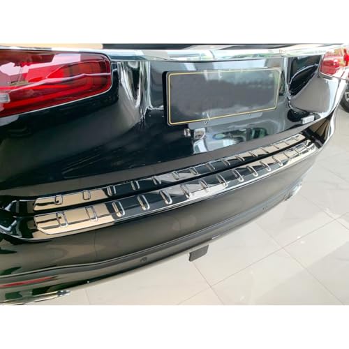 Beautost for Benz GLS 450 2020 2021 2022 2023 2024 2025 Rear Bumper Sill Plate Guard Cover Trim Stainless Steel (Mirror) by Beautost - Image 7