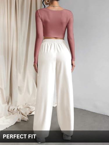Image of Leriya Fashion High Waist Trousers for Women - Flared Korean Style Formal Pants | Elegant Workwear for Office, College & Events (Available in Plus Size