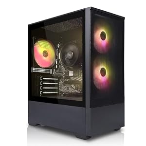 SYSTEMTREFF Basic Gaming PC AMD Ryzen 7 5700G 8x4.6GHz | Radeon RX Vega 8 4K HDMI DX12 | 512GB M.2 NVMe | 16GB DDR4 RAM | WLAN Desktop Computer Rechner für Gamer, Zocker