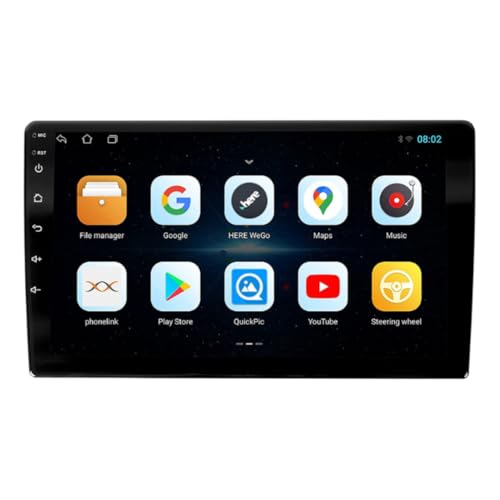Image of Original 9inch HD QLED Car Android Stereo | 2GB RAM & 32GB ROM | OS 13 Double Din Car Multimedia Player | incl. AHD Rear Camera & Frame Compatible with Mahindra Bolero Pickup - 1 Year Warranty