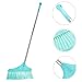 NOLITOY Long Handle Broom Stainless Steel for Home Office Floor Cleaning Tool Cleaning Brush Dust Mop