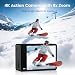 TIMNUT Touchscreen 4K60FPS Action Cam, Unterwasserkamera mit 64G SD Karte 48MP HD WiFi Kamera mit EIS 40M Wasserdicht Actionkameras Weitwinkel 8X Zoom,Sportkamera mit 2 * 1350 mAh Akkus