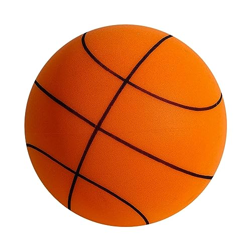ZUREGO Baloncesto silencioso: Pelota Entrenamiento en Interiores más Nueva 2023, Pelota Espuma Alta Densidad sin Recubrimiento, Pelota Baloncesto Espuma Suave, Pelota silenciosa