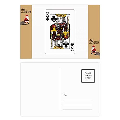 Cartes à jouer Père Noël Club K lot de 20 : jeu de table festif et activité ludique Noël