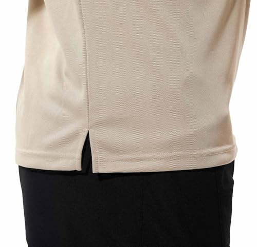 Image of Rdruko Men's Polo Shirts Short Sleeve Quick Dry Outdoor Golf Sports Shirts with Pocket