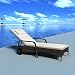 Produktbild Tidyard Sonnenliege Poly Rattan mit Polster und 2 Rädern, Gartenliege Relaxliege Liegestuhl Rattanliege für Garten Terrasse Schwimmbad, Verstellbare Rückenlehne, Braun