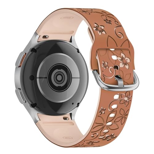 [�����ȓX] �������V���R���X�g���b�v �ɓK��Samsung Galaxy Watch 7 FE/6 4Classic/5Pro 45 ���ԂȂ��X�|�[�c�u���X���b�g Galaxy Watch 7 �o���h 44 40mm(Brown Milk Tea)
