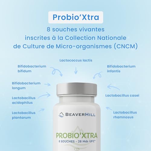 Probiotiques PROBIO’XTRA Beaverhill | Confort digestif et immunité 60 gélules - 2