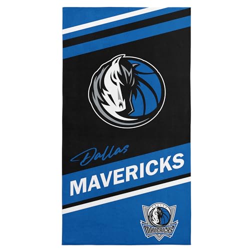 Northwest NBA Dallas Mavericks Microfiber Beach Towel, 30 x 60 Inches – Quick Dry, Sand Resistant, Lightweight, Highly Absorbent, Spirited Design