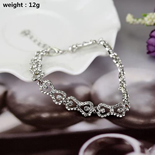 Bransoletka The Vampire Diaries Klaus Caroline Forbes Kryształowa bransoletka z kokardą z kryształu rhinestone dla kobiet moda biżuteria