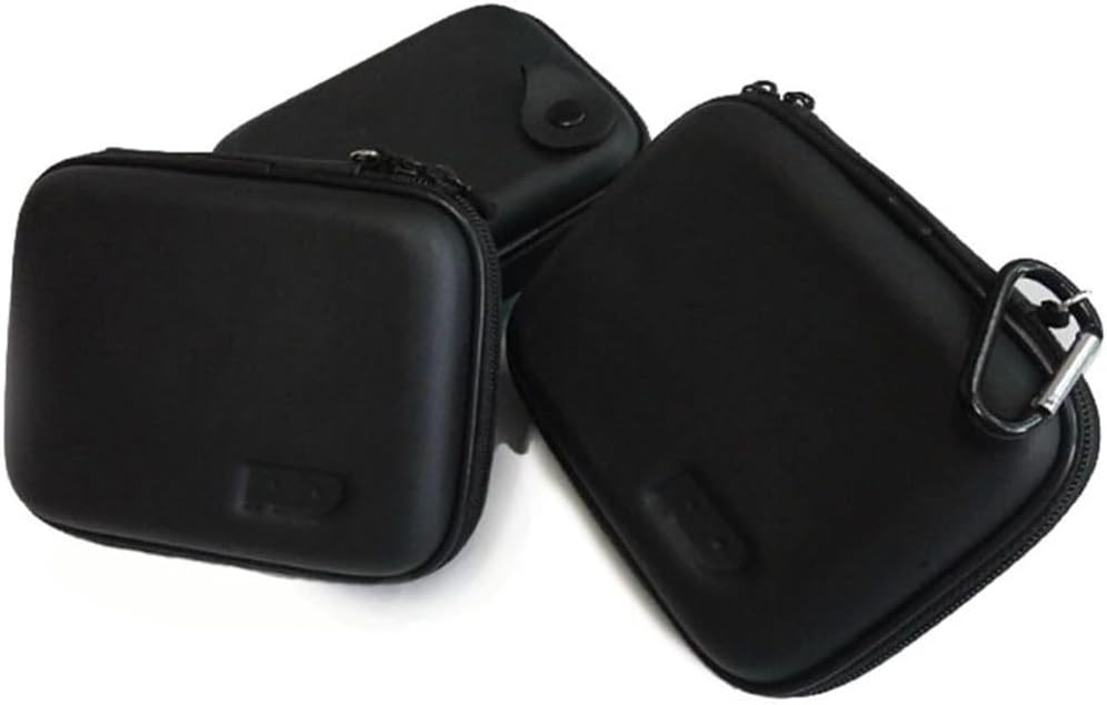 EVA Hard Drive Carry Case with Security Strap and Pocket Black