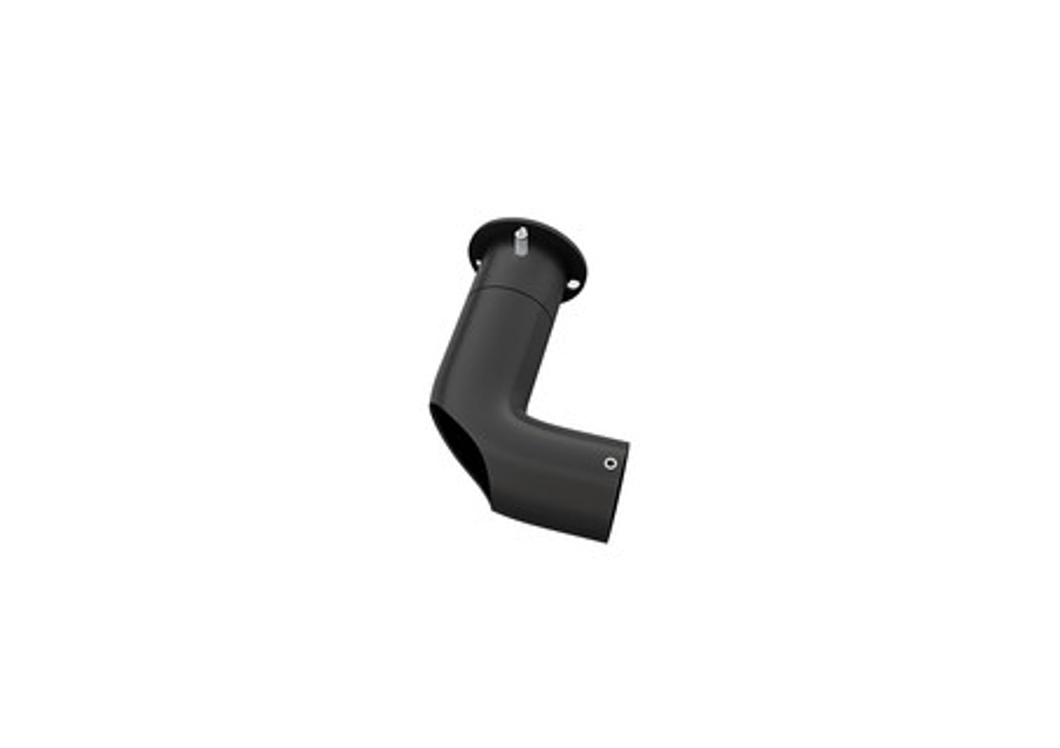 28mm Room Darkening Corner Bracket for Curtain Poles - Black