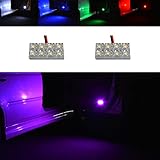 アルファード 10系/20系/30系 ヴェルファイア 20系/30系 LEDカーテシランプ ピンク PINK 内装 LEDライト 前ドア分 1セット2個