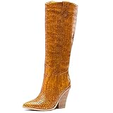 damenstiefel schwarz größe 40 Fashion All-Match: Die dicken Stiefel mit hohen Absätzen und stilvoller Persönlichkeit sind sehr vielseitig. Sie können jedes Outfit perfekt für Freizeit, Party, Arbeit, Dating, Hochzeit, Bar, Schule oder andere besondere Anlässe kombinieren. Es ist das beste Geburtstags- oder Weihnachtsgeschenk für eine Verwandte oder Freundin.