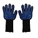 Produktbild MOZX Ofenhandschuhe, Kochenhandschuhe Backhandschuhe Hitzefeste Handschuhe, Topflappen Heat Resistant Grill Handschuhe Universal, One Size