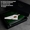 Time Resistance Green Leather Clutch Purse for Men - Handmade Men's Wrist Bag - Italian Leather Clutch Bag - Small Business Briefcase - Small Everyday Items Organizer - Men's Handbag #3
